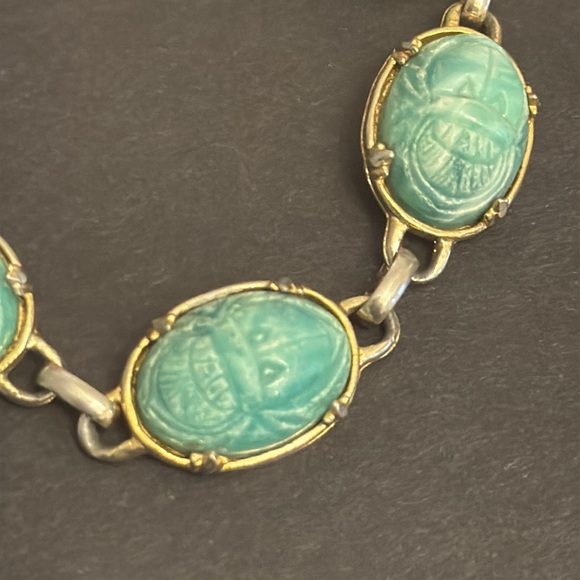 Vintage Scarab Bracelet - Picture 6 of 10